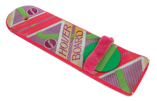 Lot 1291: Michael J. Fox "Marty McFly" hero Mattel Hoverboard from Back to the Future Part II. Estimate: $40,000 - $60,000